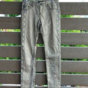 Suki Jeans‎ size 4 women Pant gold & black